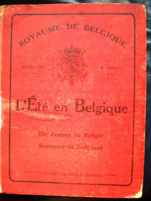„Zomer in België” International Propaganda Company 1920, Boeken, Reisgidsen, Gelezen, Reisgids of -boek, Ophalen of Verzenden