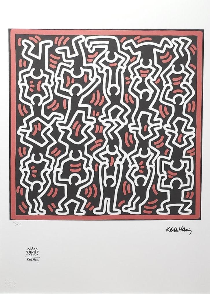 Keith Haring - Untitled (A), Antiek en Kunst, Kunst | Litho's en Zeefdrukken, Ophalen of Verzenden