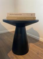 Massief teak tafeltje, Minder dan 55 cm, Rond, Nieuw, Hout