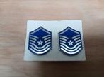 Paire de grade US AIR FORCE, Enlèvement ou Envoi, Armée de l'air, Emblème ou Badge