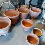 Terracotta bloempotten, Ophalen, Zo goed als nieuw, Terracotta