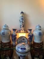 AMAZING BLUE  WHITE COLLECTION WITH DEEPLY VINTAGE ITEMS