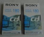 Sony E-180 CDG  2 Stuks VHS Videobanden Video Cassette Seale, Cd's en Dvd's, VHS | Film, Verzenden, Zo goed als nieuw