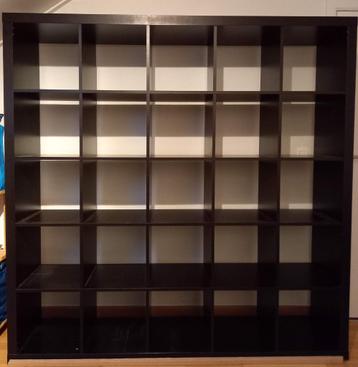 Ikea kast - zwart 25 vakken beschikbaar voor biedingen