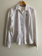 Scapa blouse, wit, met plooitjes, maat 42 (XL), Maat 42/44 (L), Wit, Zo goed als nieuw, Scspa
