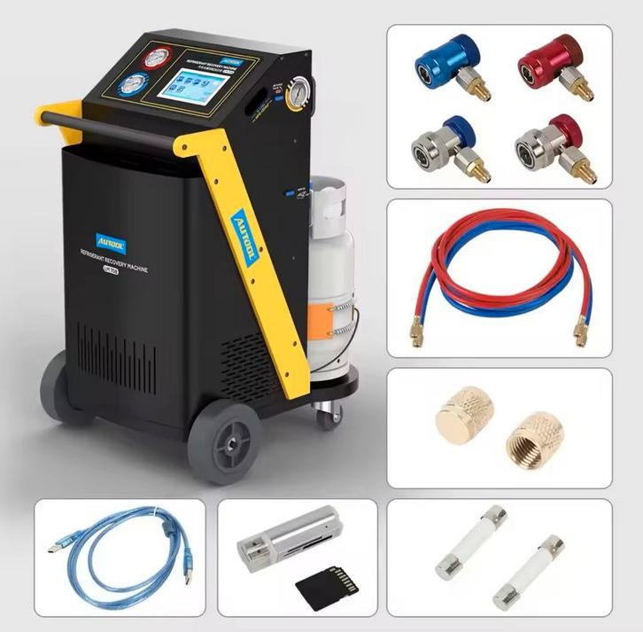 Airco machine Freon Recovery Machine – AUTOOL LM708, Auto diversen, Autogereedschap, Ophalen of Verzenden