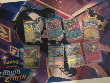 Pokemon kaarten: tersastal festival ex hits (8x) beschikbaar voor biedingen