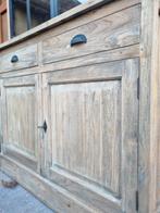 Teak buffetkast/vitrinekast GRATIS LEVERING, Huis en Inrichting, 100 tot 150 cm, 200 cm of meer, Ophalen of Verzenden, Landelijke