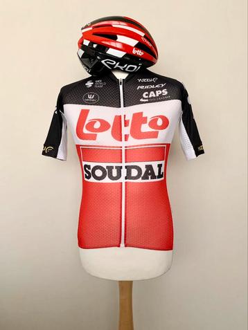 Lotto Soudal 2020 shirt + helmet worn by Tim Wellens