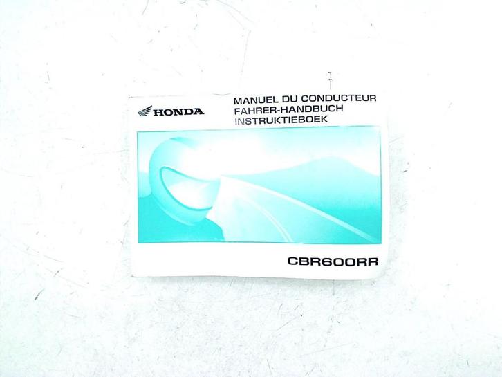 MANUEL UTILISATEUR CBR 600 RR 2007-2012 (CBR600RR PC40), Motos, Pièces | Honda, Utilisé