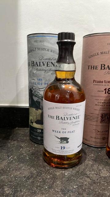 The balvenie week of Peat 19yo whisky 