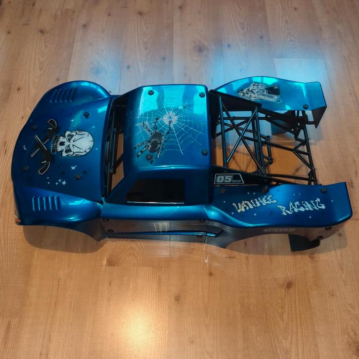 Rovan LT / Losi 5ive rolkooi met airbrush body panels, Hobby en Vrije tijd, Modelbouw | Radiografisch | Auto's, Gebruikt, Onderdeel