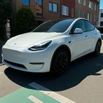 Tesla Model Y AWD Long Range 2024, Auto's, Tesla, Automaat, Zwart, Wit, Leder