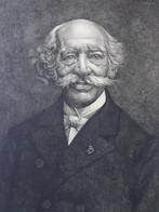 gravure Hector Louis Goffint Homme à grosse moustache 1908, Enlèvement ou Envoi