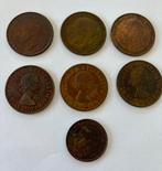 Muntenset GB 6X1Penny en 1/2 Penny, Ophalen of Verzenden, Overige landen, Losse munt