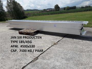Alu. oprijplaten 4000 x 510 cap 8876 kg / paar type 185/40 , beschikbaar voor biedingen