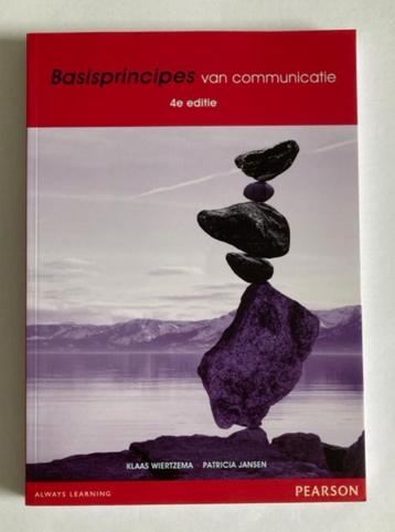 Boek: basisprincipes van communicatie  beschikbaar voor biedingen