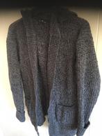 grijze dikke tricot vest met kap, m 146-152, C&A, Jongen of Meisje, Trui of Vest, Ophalen of Verzenden