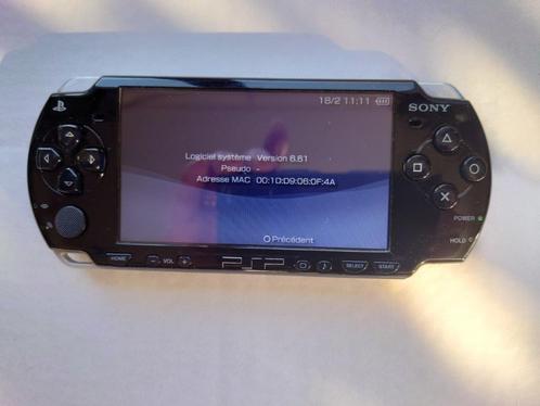 SONY PSP 2004 + 7 UMD games, Games en Spelcomputers, Spelcomputers | Sony PSP, Gebruikt, PSP, Zwart, Met games, Ophalen of Verzenden