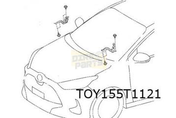 Toyota Aygo X / Yaris Motorkapscharnier Links Origineel! 534 disponible aux enchères