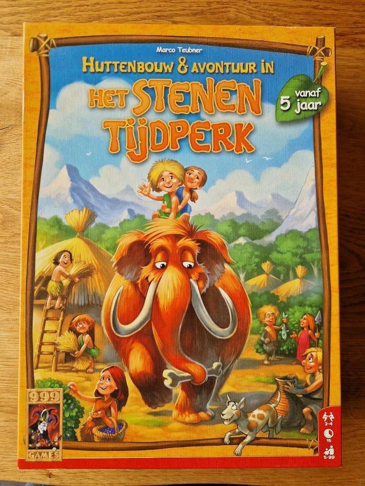 Bordspel Het Stenen Tijdperk (vanaf 5j), Hobby en Vrije tijd, Gezelschapsspellen | Bordspellen, Zo goed als nieuw, Ophalen