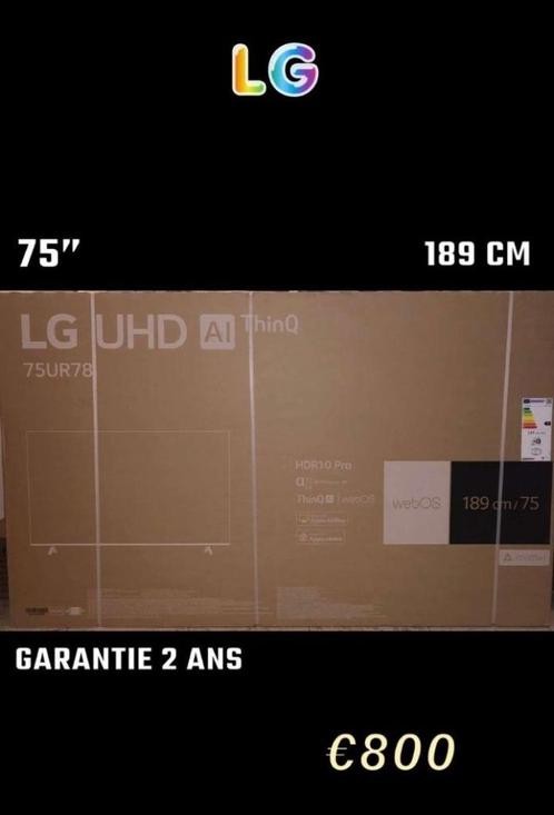 Nouvelle TV Samsung 65" et 75" avec 2 ans de Garantie, TV, Hi-fi & Vidéo, TV, Hi-fi & Vidéo Autre, Neuf, Enlèvement