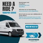 Bestelwagen met chauffeur beschikbaar., Services & Professionnels