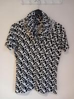 Blouse in zwart/wit zachte aangenaam draagbare stof, Ophalen, Overige kleuren, Zo goed als nieuw, Maat 36 (S)
