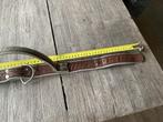 Lederen halsband hond met handvat, Enlèvement, Fait main, Comme neuf
