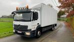 Mercedes Benz Atego 1224  Euro6 Laadbak 6m met laadklep, Auto's, Automaat, Achterwielaandrijving, Euro 6, Wit