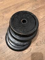 Halterschijven 5kg, Sport en Fitness, Ophalen, Gebruikt