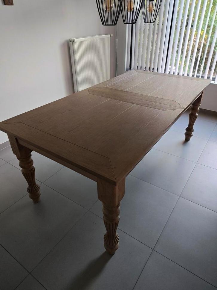 Knappe handige eiken tafel, Huis en Inrichting, Tafels | Eettafels, Gebruikt, Ophalen