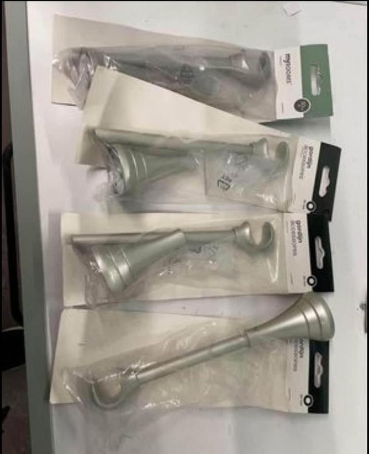 nieuw complete set voor gordijnrailstangbuis, Doe-het-zelf en Bouw, Rolluiken, Nieuw, Ophalen