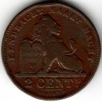 Belgique : 2 centimes 1902 Néerlandais Morin 214 Ref 14982, Timbres & Monnaies, Monnaies | Belgique, Bronze, Enlèvement ou Envoi
