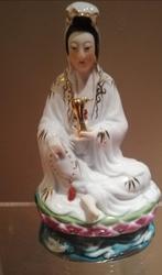 Prachtig porseleinen beeld Boeddha, Ophalen of Verzenden