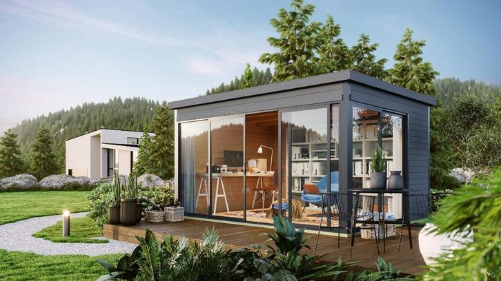 Luxe blokhut Domeo 4 Set, Hobby en Vrije tijd, Overige Hobby en Vrije tijd, Nieuw, Verzenden