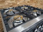 🔥Luxe Boretti Majestic Fornuis 70cm antraciet & rvs 1 oven, 60 cm of meer, Zo goed als nieuw, Energieklasse A of zuiniger, Gas