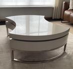 Design salontafel in hoogglans grijs - moderne vorm, Huis en Inrichting, Tafels | Salontafels, Ophalen, 100 tot 150 cm, 50 tot 100 cm