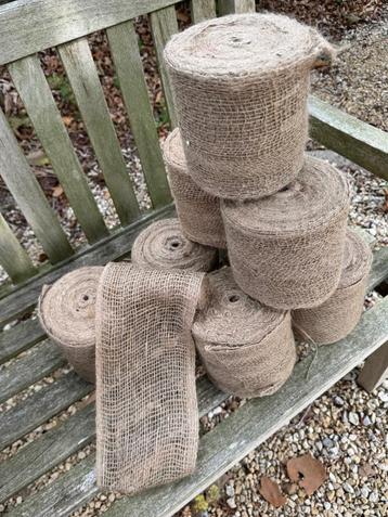 Trouwfeest - Wedding Party - 8 Jute Rollen NEW 15cm hoogte beschikbaar voor biedingen
