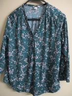 Groene blouse met bloemen HM mt M, Kleding | Dames, Maat 38/40 (M), H&M, Ophalen of Verzenden, Zo goed als nieuw