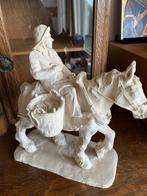Koksijde beeld  garnaalvisser te paard Jan Dieusaert, Antiek en Kunst, Kunst | Beelden en Houtsnijwerken, Ophalen