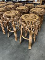 18 Unieke Ibiza/Boho Barkrukken merk Satelliet Nieuw, Huis en Inrichting, 5 krukken of meer, Met voetsteun, 60 tot 90 cm, Nieuw