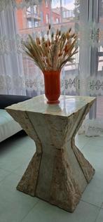 Zuil in travertijn, Huis en Inrichting, Woonaccessoires | Zuilen en Pilaren, Ophalen, Gebruikt