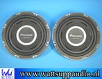 Pioneer ts-sw3001s4 12 inch flat subwoofer ( set van 2 ), Auto diversen, Autospeakers, Gebruikt, Ophalen of Verzenden