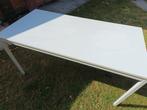 Witte keukentafel of eventuele bijzettafel voor bureau,, Huis en Inrichting, Tafels | Eettafels, Ophalen, Gebruikt