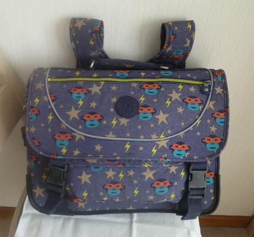 Kipling hoesje 3 comp 6/11 jaar unisex + aap, Handtassen en Accessoires, Tassen | Schooltassen, Gebruikt, Aktetas of Boekentas