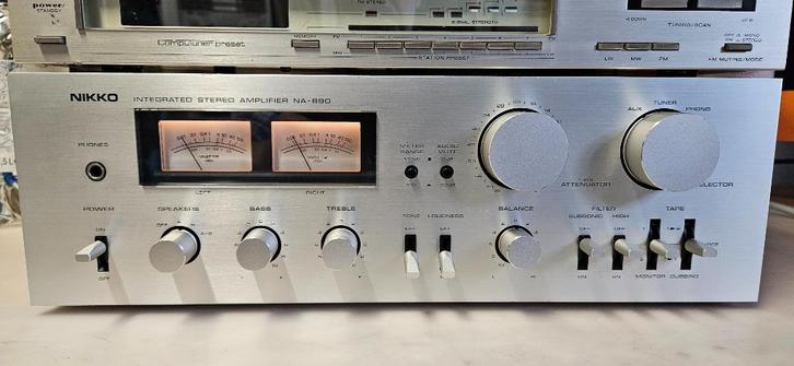 amplificateur NIKKO NA-890, Audio, Tv en Foto, Versterkers en Ontvangers, Zo goed als nieuw, Stereo, Ophalen
