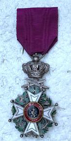 Medaille, Ridder Orde van Leopold-1, 1-Taal Militaire versie, Enlèvement ou Envoi, Armée de terre, Ruban, Médaille ou Ailes