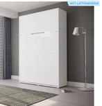 Bedkast (opklapbed), 210 cm, Enlèvement, Autres matériaux, Blanc