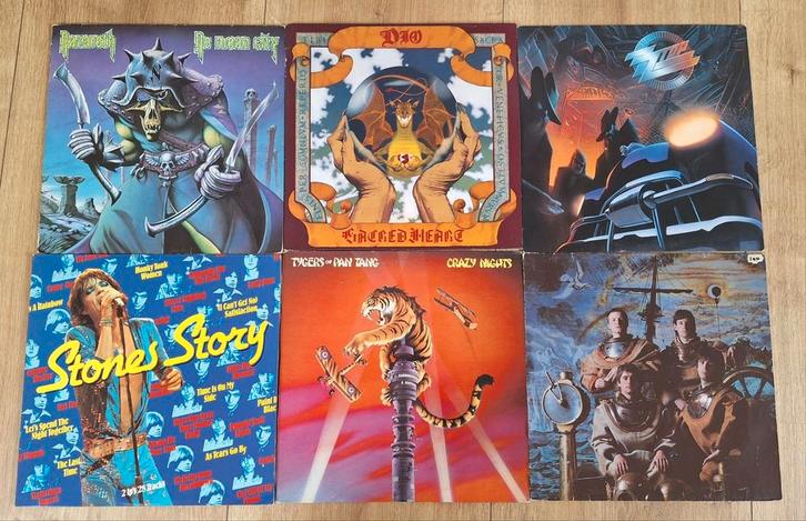Lp's te koop, Cd's en Dvd's, Vinyl | Hardrock en Metal, Gebruikt, Ophalen of Verzenden